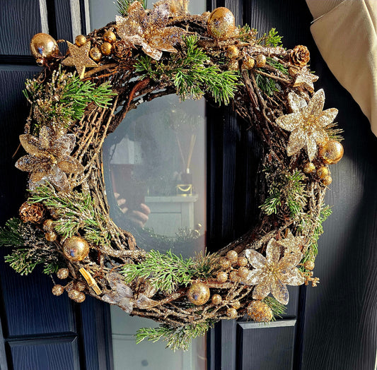 Large Deluxe Christmas Door Wreath