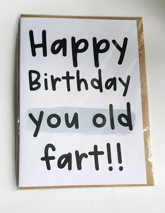 Novelty Birthday Card